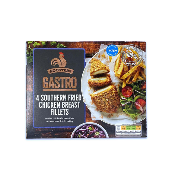 Roosters Gastro 4 Gastro Southern Fried Chicken Breast Fillets 400g